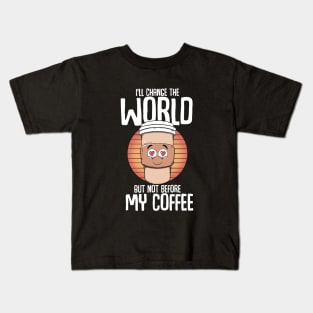 Coffee Lover Kids T-Shirt